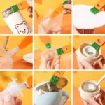 Mini 3-in-1 cleaning brush set for bottles and lids - obeepo.in