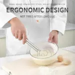 Stainless Steel Dough Whisk with Ergonomic Handle - obeepo.in