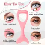 Reusable Silicone Eyeliner Stencil for Makeup Beginners - obeepo.in