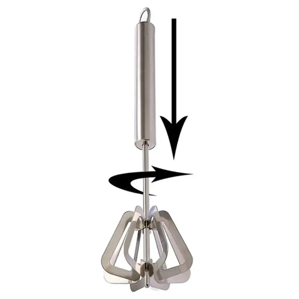 Semi-Automatic Stainless Steel Hand Blender for Lassi and Milkshakes - obeepo.in