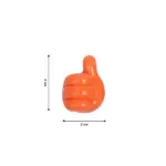 FlexGrip hand-shaped wall clip hanger for keys and cables