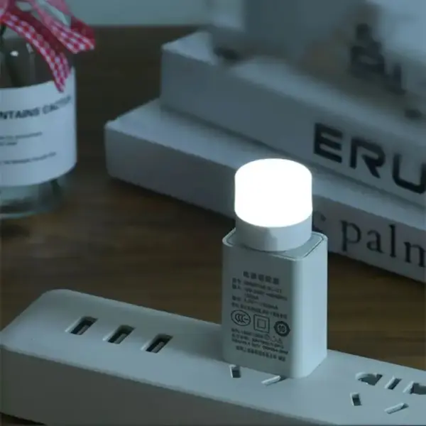 Cute Portable USB LED Night Light for PC, Laptop, and Emergency Use - Obeepo.in