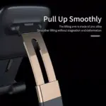 Foldable universal mobile stand holding a smartphone on a desk. - Obeepo.in