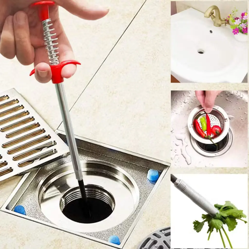 Stainless Steel Sink Cleaning Hook with Claw Mechanism - obeepo.in