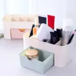 ✨ Stylish Multipurpose Plastic Cutlery & Makeup Storage Box with Handle – For Home & Beauty Parlours