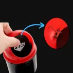Mini car dustbin lid open mechanism explained.